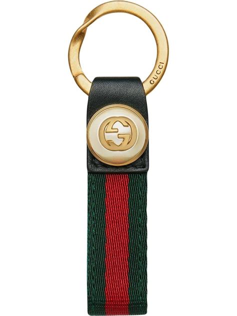 gucci nylon web key ring